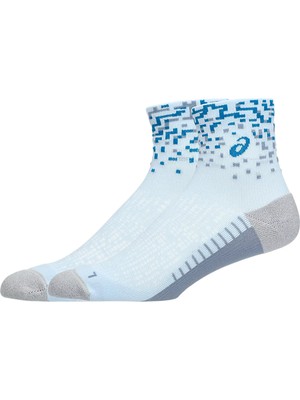 Asics Performance Run Quarter Unisex Mavi Koşu Çorap 3013B284-400