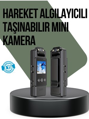 TeknoKapsül Gece Görüşlü Döngüsel Kayıt Destekli Mini Kamera