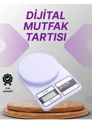 TeknoKapsül LCD Ekranlı Kompakt Dijital Terazi – Gram ve Ons Ölçüm