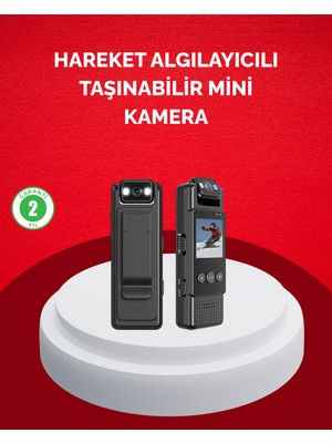 TeknoKapsül Mini Kamera 1080P Full Hd Taşınabilir Güvenlik ve Kayıt Cihazı