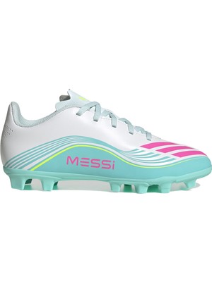 adidas F50 Messi Club Fg/mg J Çocuk Beyaz Futbol Krampon JQ0950