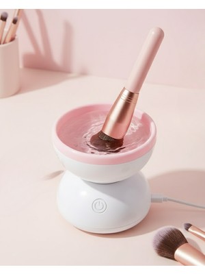 TeknoKapsül Taşınabilir Elektrikli Makyaj Fırçası Temizleme ve Kurutma Cihazı