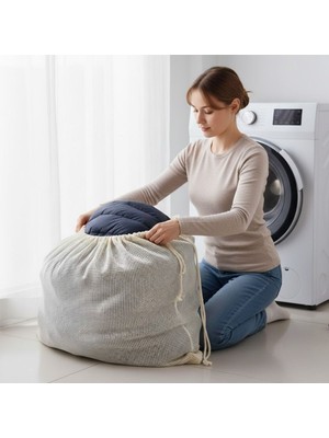 TeknoKapsül Uravas Store® Battal Boy 120X150 cm Mont ve Perde Yıkama Filesi–extra Büyük, Dayanıklı, Nefes Alabi