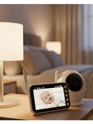 TeknoKapsül Enerji Tasarruflu Bebek Izleme Kamerası Gece Görüşlü
