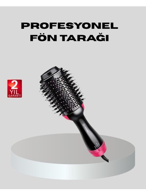 TeknoKapsül 1200W Fön Tarağı – 3 Isı Ayarı Negatif Iyonlu Hızlı ve Pürüzsüz Sonuç