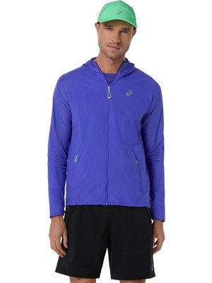 Asics Road Packable Erkek Lacivert Koşu Ceket 2011D084-403