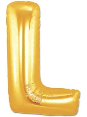 EkoAlışverişDünyam Altın Sarısı Folyo Harf Balon 1 Metre