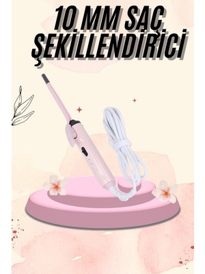 TeknoKapsül Ince Bukle 10MM Kıvırcık Saç Maşası Profesyonel Saç Şekillendirici