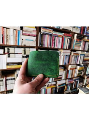 Gerçek Deri Tamamen El Emeği Cüzdan 22CM*8CM * 1 Kağıt Para Alanı 4 Kart Bölmesi NLU381