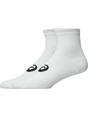 Asics 3 Pack Quarter Unisex Beyaz Koşu Çorap 3033C299-100
