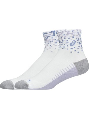 Asics Performance Run Quarter Unisex Beyaz Koşu Çorap 3013B284-100