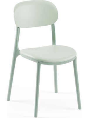 Tilia Ali Polipropilen Sandalye Nil Yeşili - Bahçe, Balkon, Dış Mekan, Kafe, Restoran Için