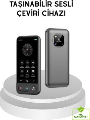 TeknoKapsül Taşınabilir Akıllı Tercüme Cihazı – Gerçek Zamanlı Ses ve Metin Çevirisi