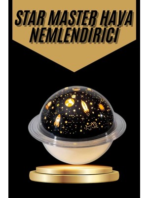 TeknoKapsül Hava Nemlendirici Renk Değiştiren Oda Kokusu Yıldızlı Projektör