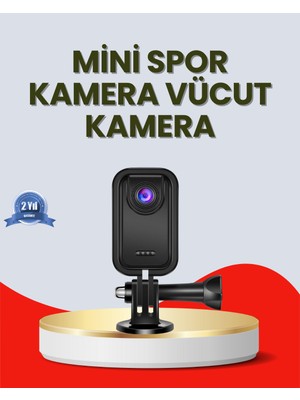 TeknoKapsül Günlük Kullanıma Mini Video Kamera Vlog Çekimleri Için