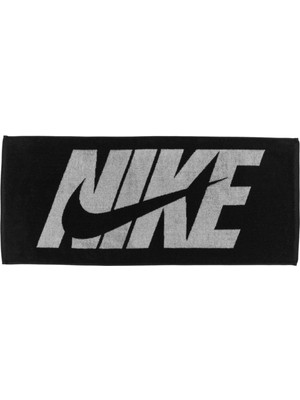 Nike Jacquard Medium Graphic Unisex Siyah Antrenman Havlu N.101.3385.010.MD