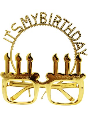 EkoAlışverişDünyam My Birthday Taç ve Gözlük