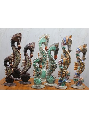 EkoAlışverişDünyam Ahşap 3'lü Denizatı Kumlu