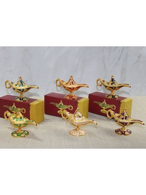 EkoAlışverişDünyam Mineli Metal Alaaddin Lambası Model 4