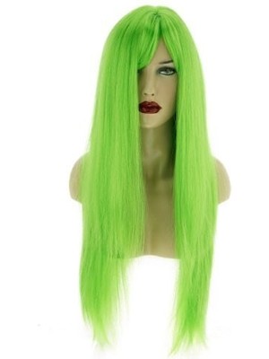 EkoAlışverişDünyam Yeşil Uzun Peruk Saç