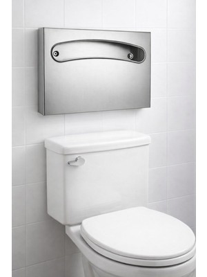 Pnr Hijyen Paslanmaz Klozet Kapak Örtüsü Dispenseri - Klozet Kağıt Verici Krom 304 Kalite