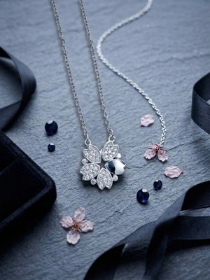 Meneva Aksesuar Açılıp Kapanabilen 2'si 1 Arada Altın Gold Renk Çelik Kolye