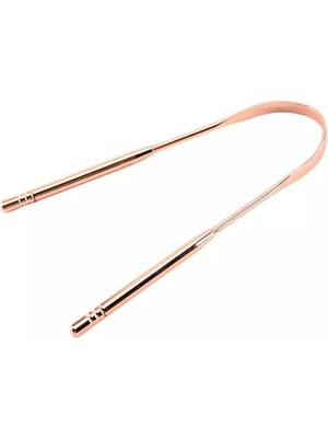 Azrlya Hijyenik Dil Kazıyıcı Temizleme Dil Sıyırıcı Dil Temizleyici Bakır Hilal