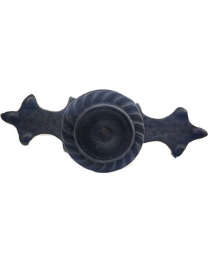 Azrlya Antika Tarz Dekoratif Pirinç Çizgili Düğme - 35X100 Mm, Büyük, Oksit