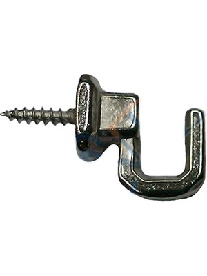 Azrlya Vidalı Kanca, Askı Küçük - 15X18MM, Nikel - 100 Adet