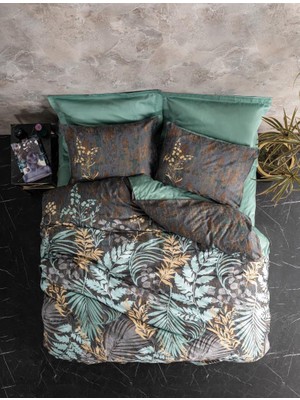 Colezium Çift Kişilik Saten Nev Takımı Clorasa Mint