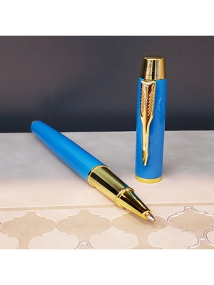 Azrlya Turkuaz Metal Roller Kalem