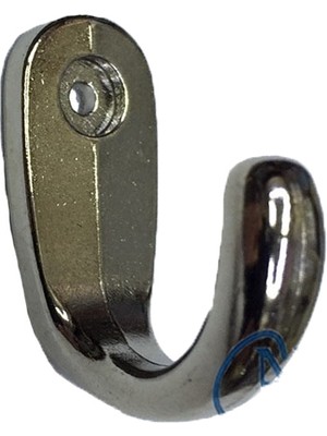 Azrlya Büyük Tekli Fincan Askı, Dekor Askısı - Nikel, 12X23X30 mm