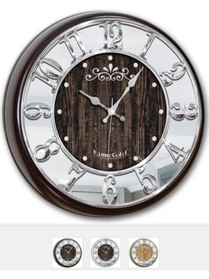 Duvar Saati, Doğa Aynalı, 40 Cm, Tg 301 Ex