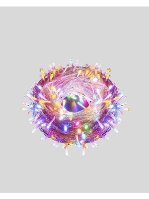 Epilons Dekoratif Peri LED 5 M 50 Ampullü Şeffaf Kablo Aydınlatma