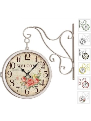 Duvar Saati, Istasyon, Çift Yönlü, 30 Cm, TG-131 Is