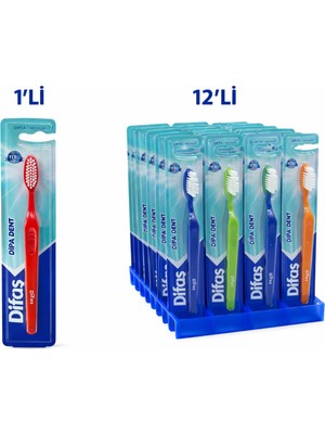 Tuba Toptaş Difas Dipa Dent Medium Diş Fırçası Orta Sert