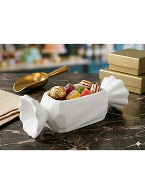 TriVox3D Dekoratif Bayram Şekerlik Kase Şeker Şeklinde Şekerlik