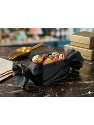 TriVox3D Dekoratif Bayram Şekerlik Kase Şeker Şeklinde Şekerlik