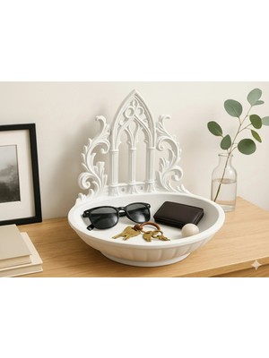 TriVox3D Dekoratif Taht Şeklinde Süs Eşyası Kase