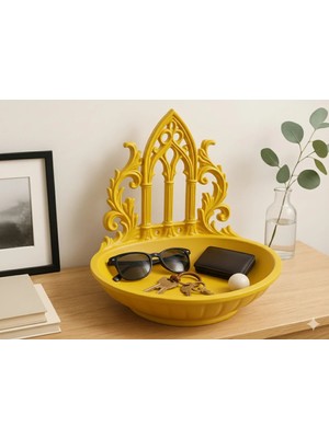 TriVox3D Dekoratif Taht Şeklinde Süs Eşyası Kase