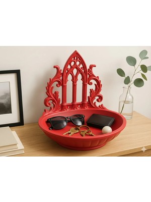 TriVox3D Dekoratif Taht Şeklinde Süs Eşyası Kase