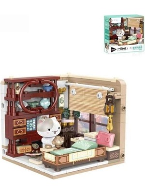 NessiWorld P885007 Kedi Oturma Odası 263 Parça Block Oyuncak