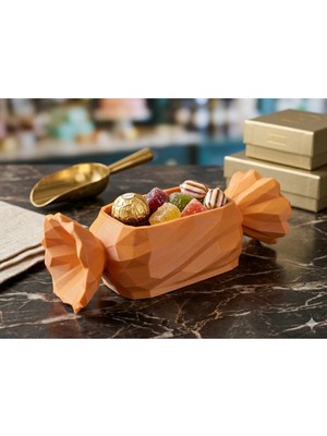 TriVox3D Dekoratif Bayram Şekerlik Kase Şeker Şeklinde Şekerlik