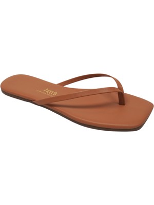 Tkees Kadın Kare Burun Taba Şık Günlük Terlik