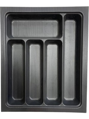 ACERO Kaşıklık 30X36 Cm, Tiny, 5 Gözlü, Antrasit (Kesilebilir Ölçü: 27.5X33.5 Cm)