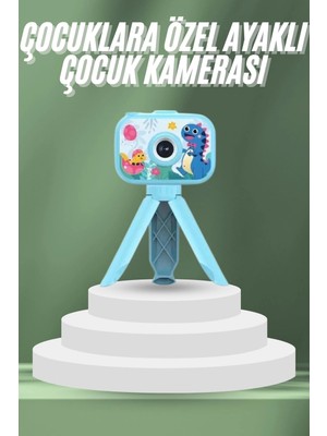 Epilons Çocuklara Özel Ayaklı Mini Fotoğraf Makinesi Dijital LCD Ekran