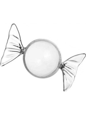 Hayaller Dükkanı 20 Adet Kutu Top Şeker Şeklinde Mika Şeffaf