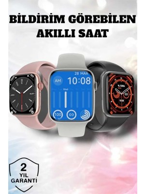 Akıllı Saat Adım Sayar, Kalp Atışı Izleme Dokunmatik Bluetooth Bağlantılı