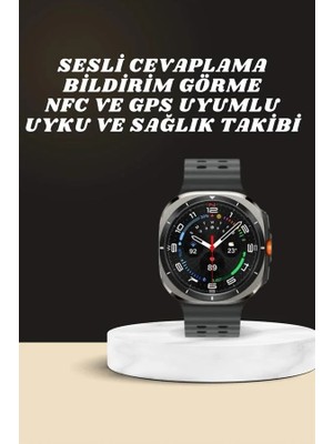 Akıllı Saat Amoled Ekran Bluetooth Bağlantılı Sağlık Takibi Gps Uyumlu