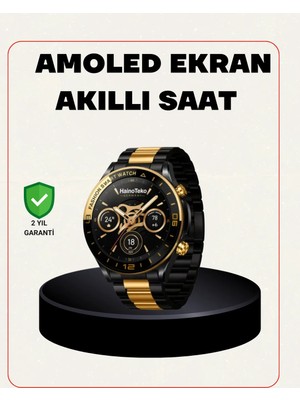 Amoled Akıllı Saat Manyetik Şarj Gps Destekli Spor ve Günlük Kullanım